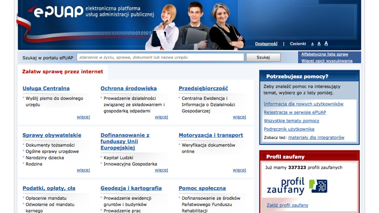 Nowa era polskich urzędów? W 2014 roku za pomocą ePUAP wysłano ponad 1,5 mln dokumentów